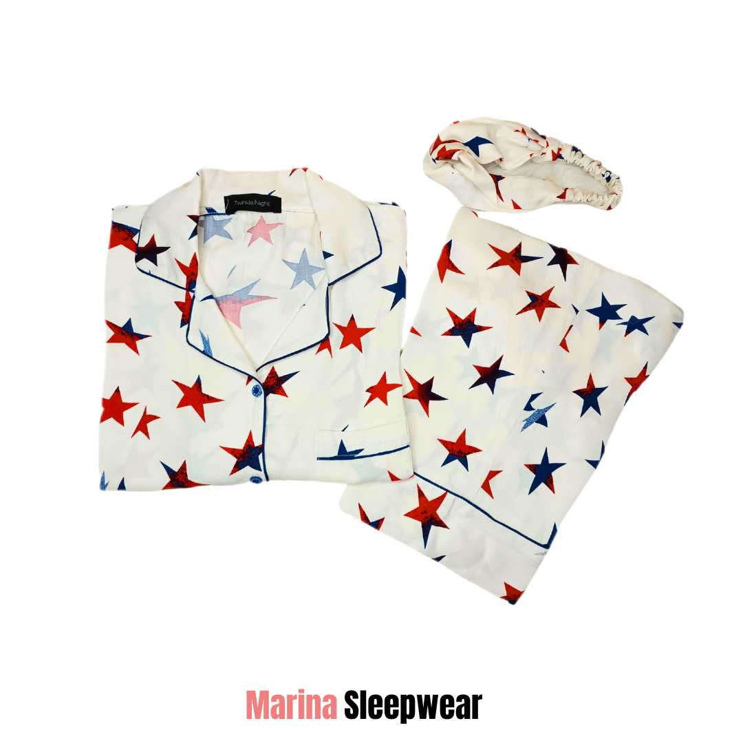 Stars Print Marina Sleepwear