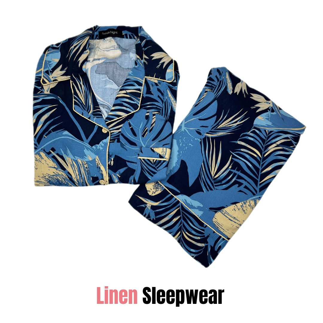 Blue Forest 2-Piece Stitched Sleepwear