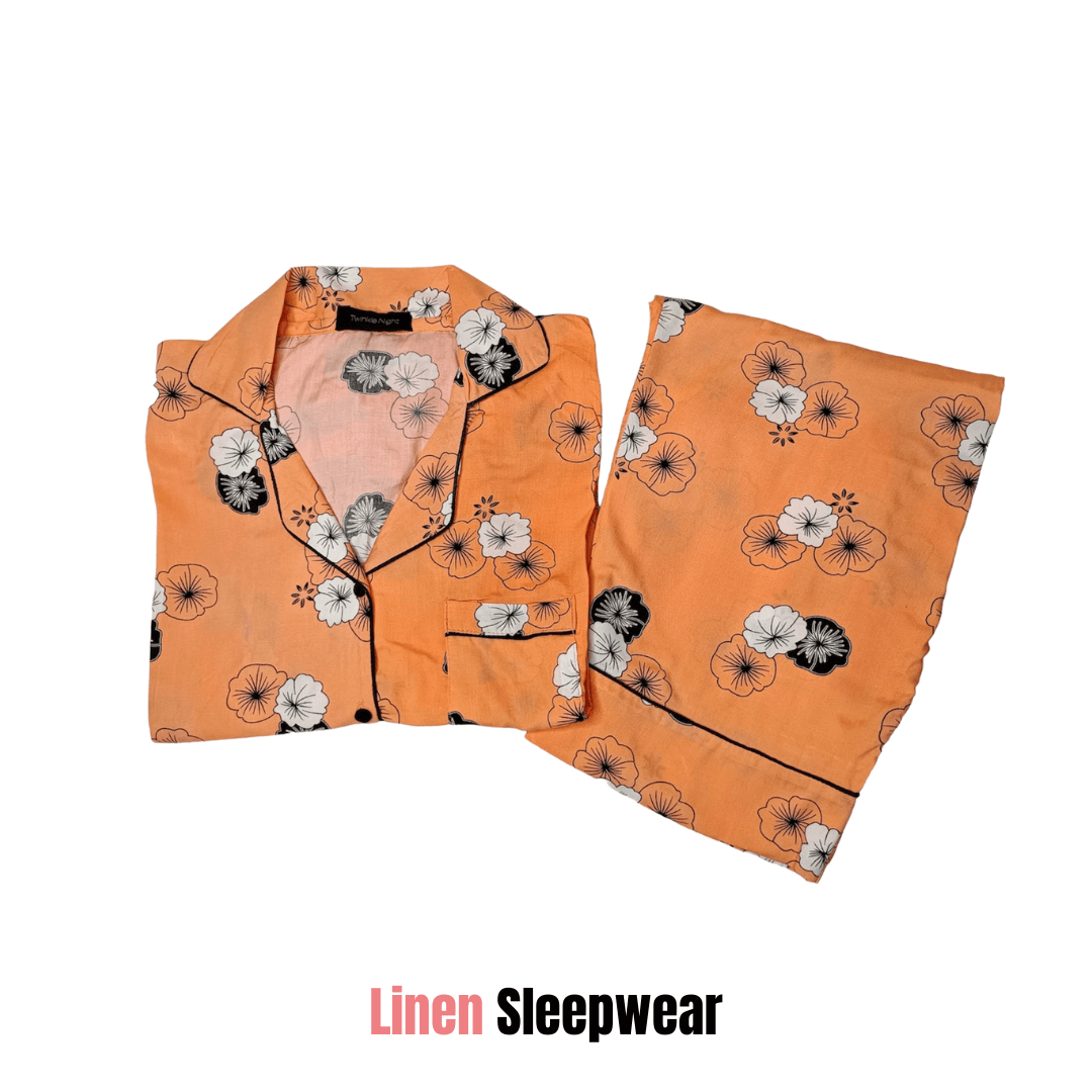 Buttercup Print 2-Piece Stitched Sleepwear