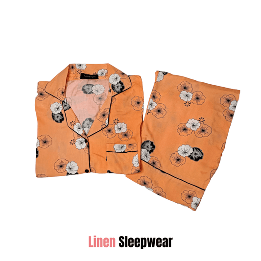 Buttercup Print 2-Piece Stitched Sleepwear