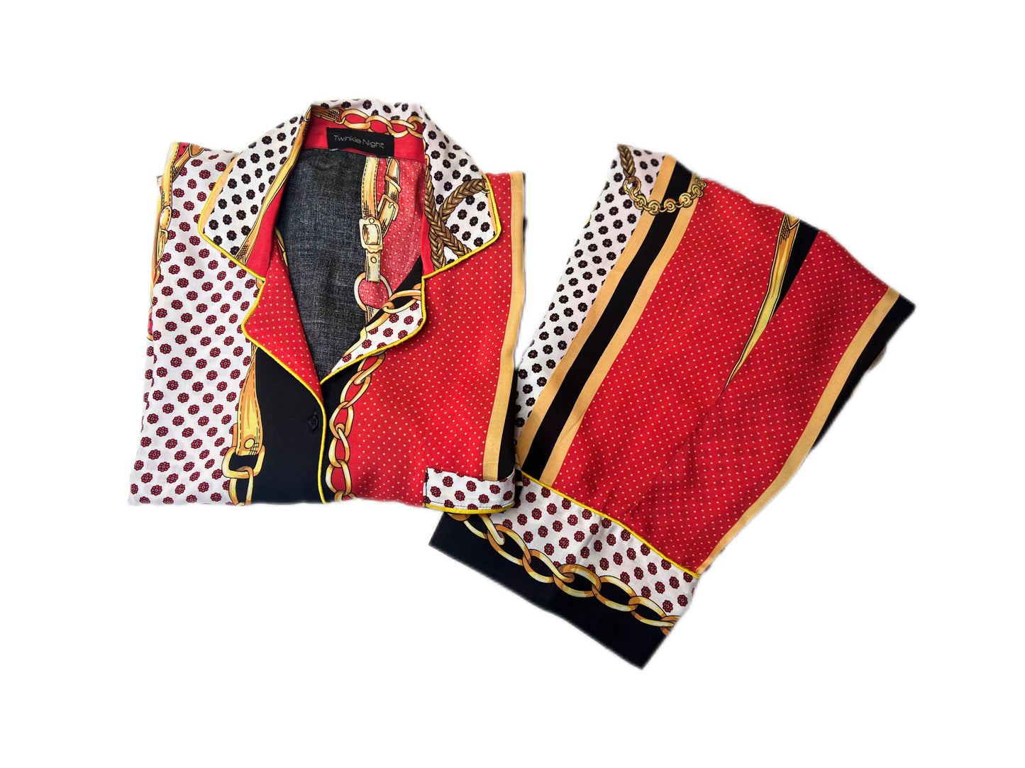 Chain Print Sleepwear