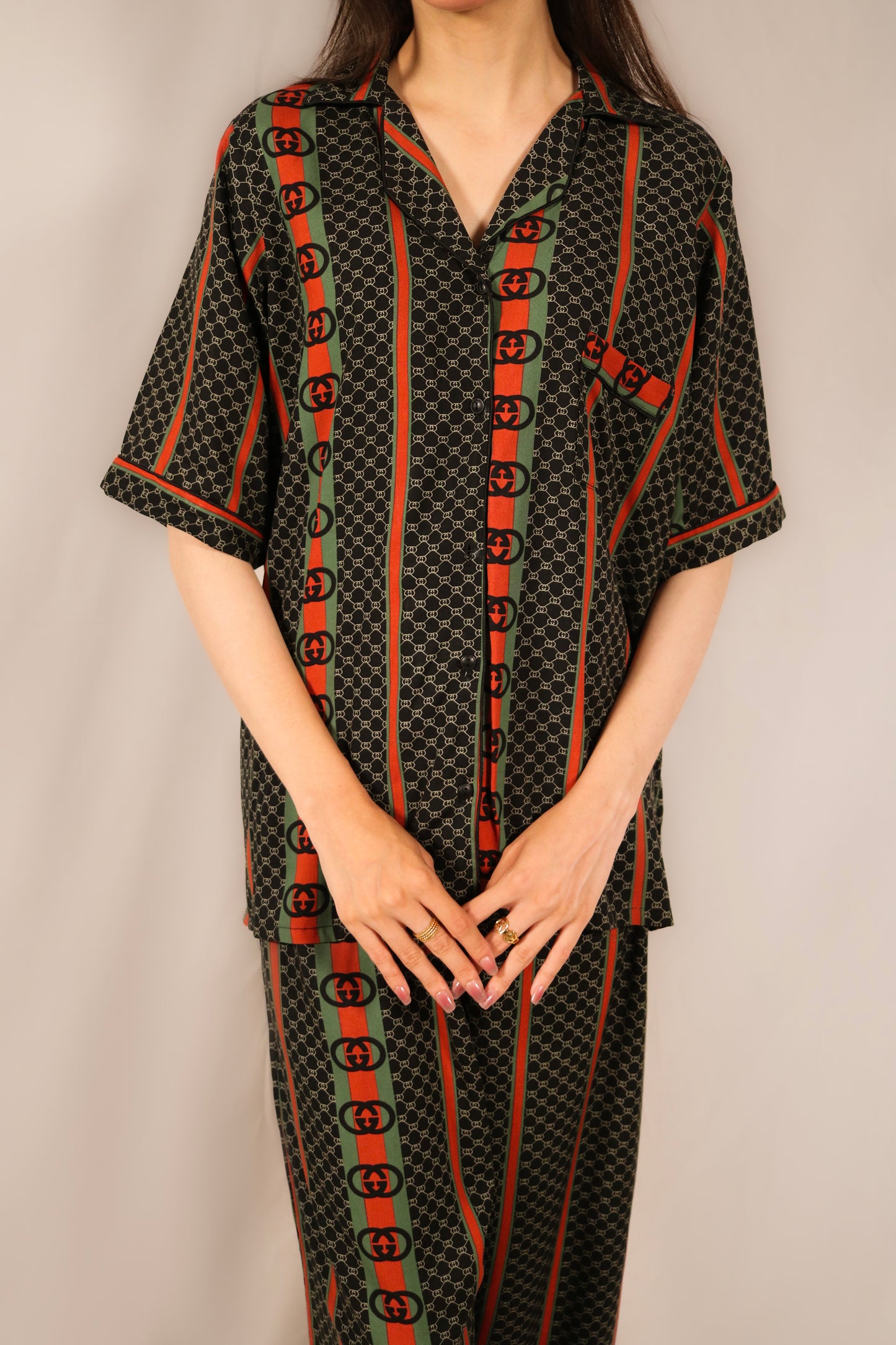 Black Gucci Half Sleeves