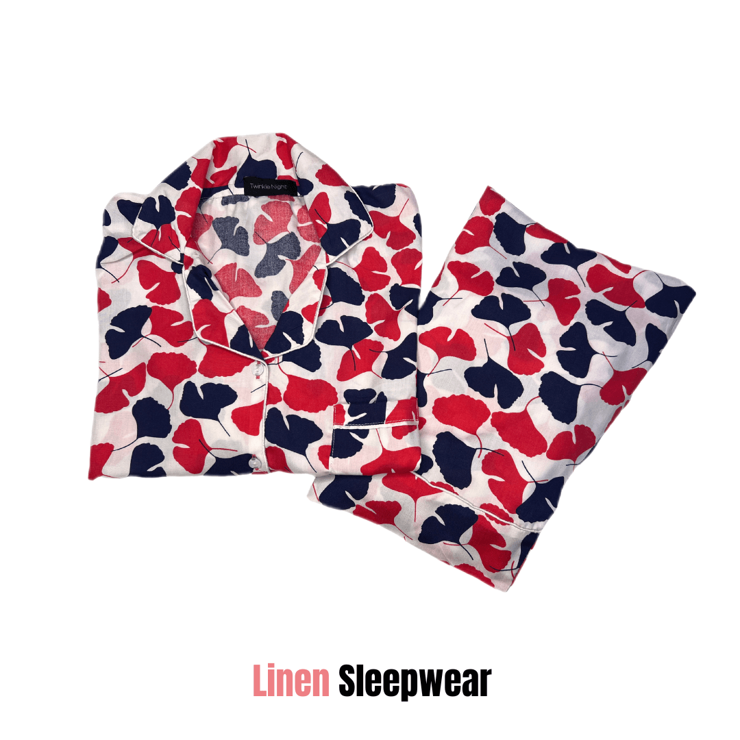 Petals Print 2-Piece Stitched Sleepwear