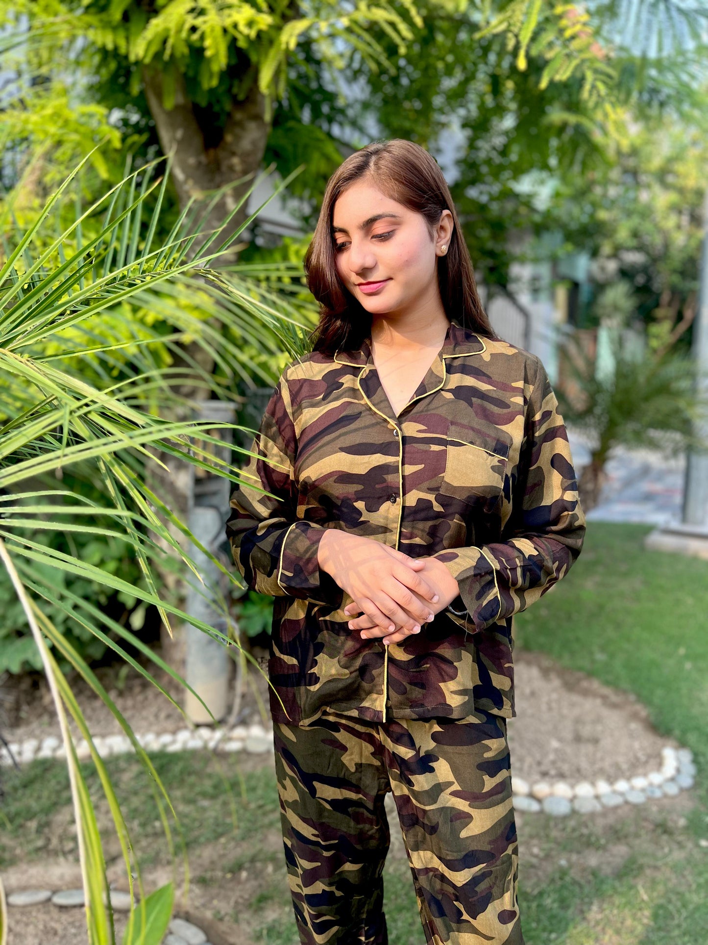 Army Print Sleepwear