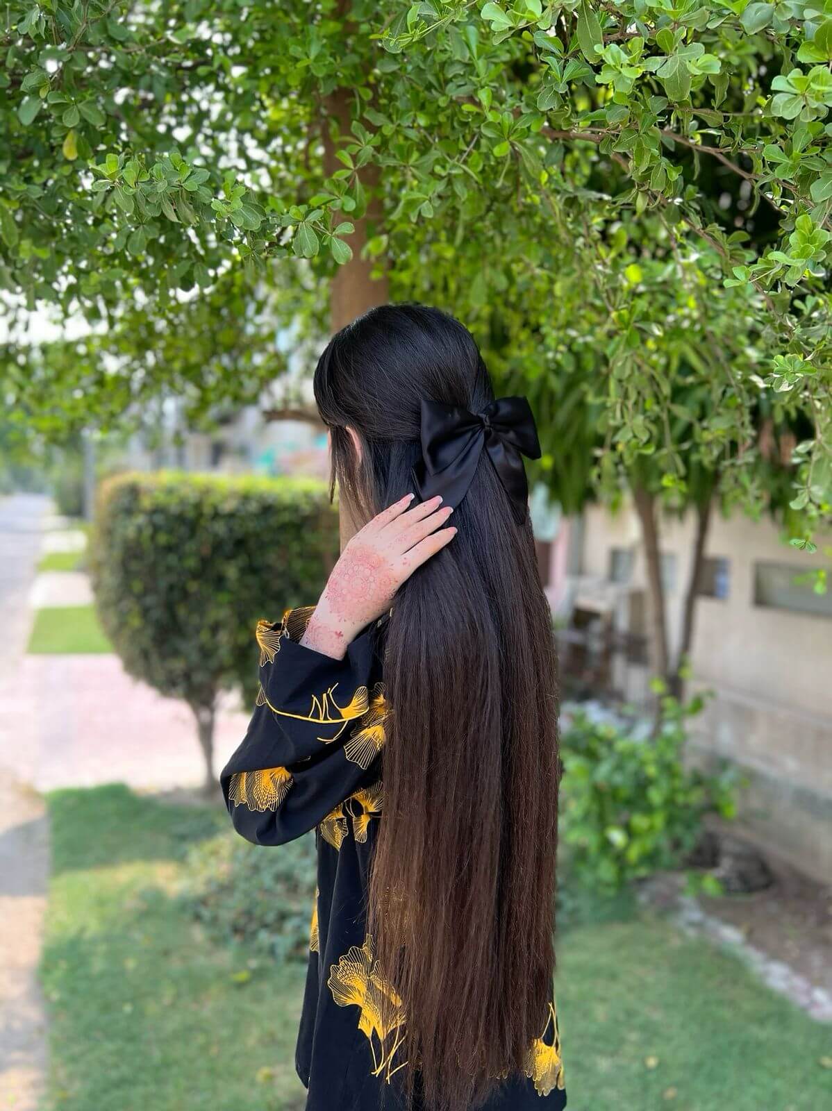 Yellow Lettuce Print 2-Piece Stitched Sleepwear