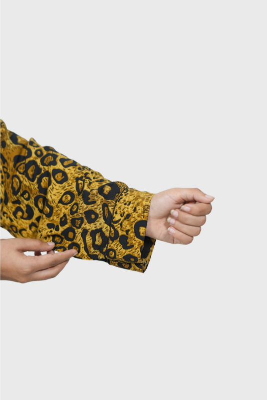 Yellow Cheetah – Summer PJ Set