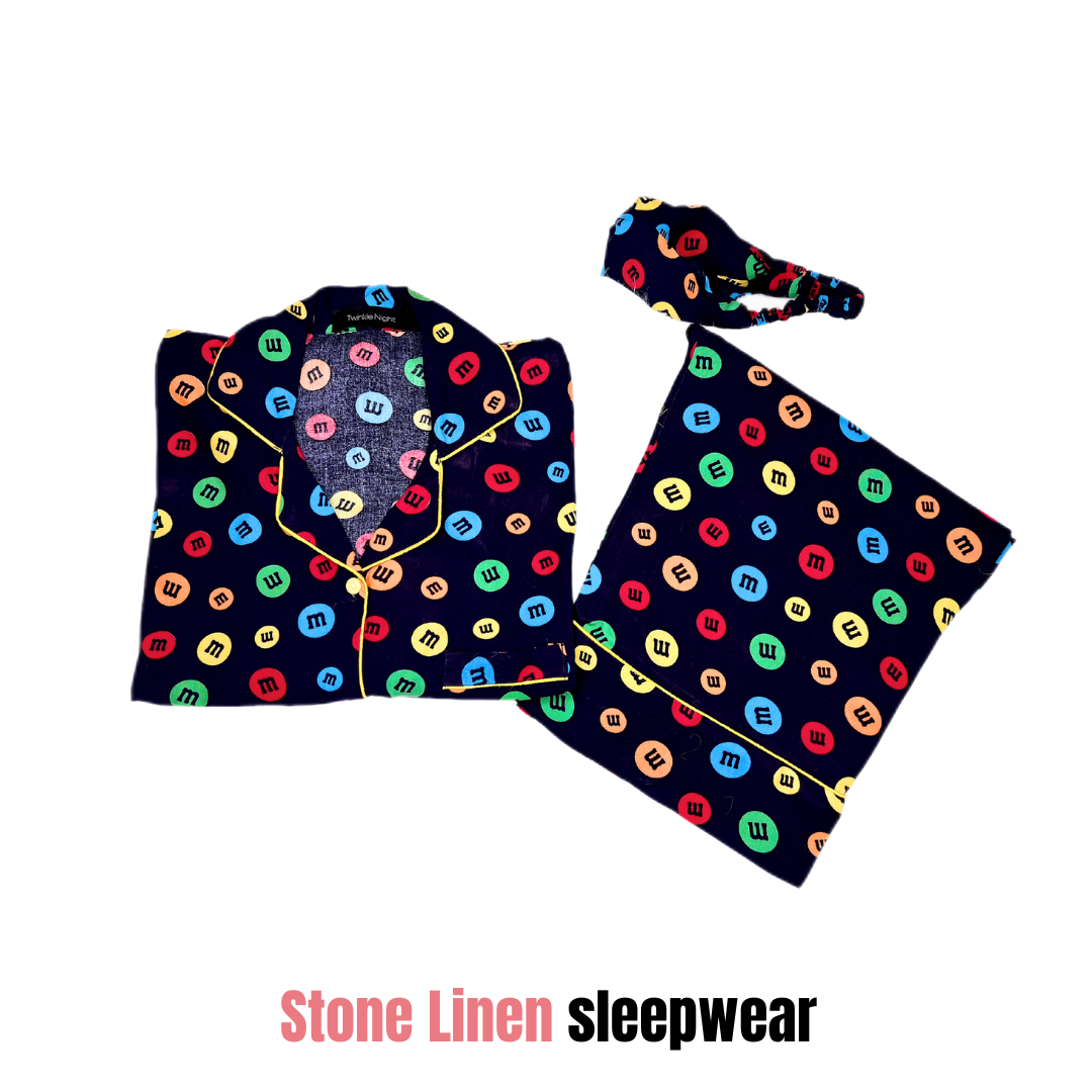 MM Print 2-Piece Stitched Sleepwear