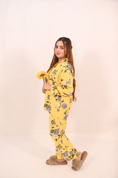 Lemon Garden - Linen Spring PJ Set