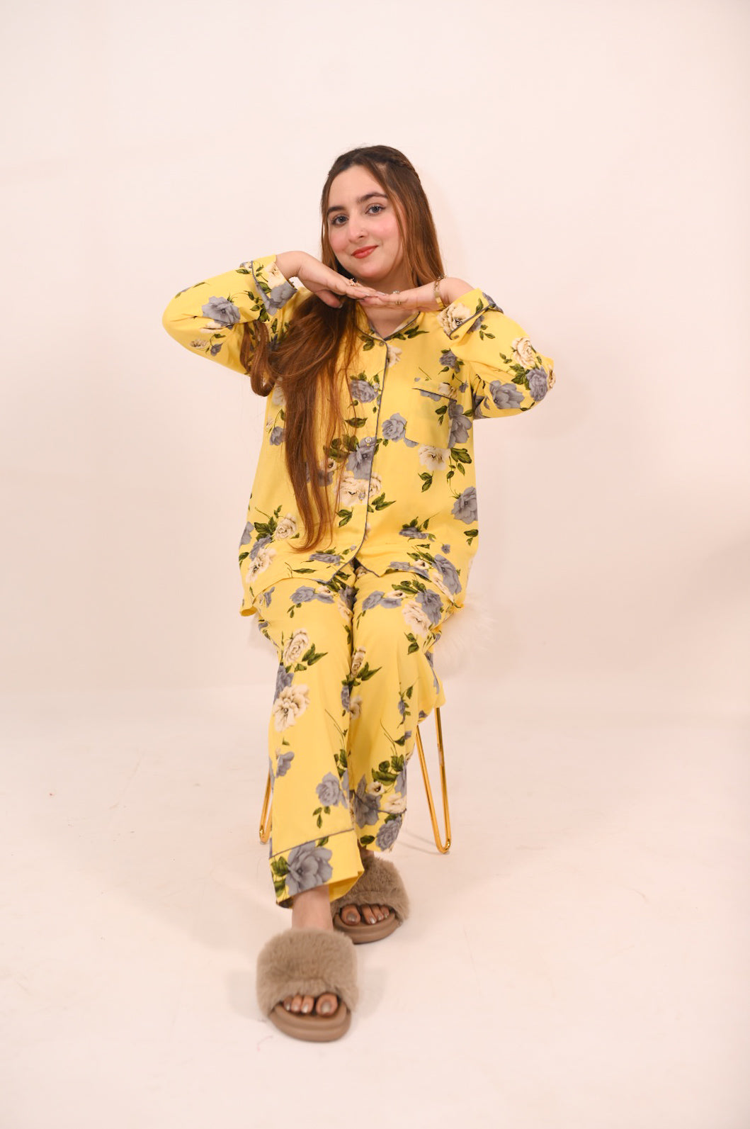 Lemon Garden - Linen Spring PJ Set