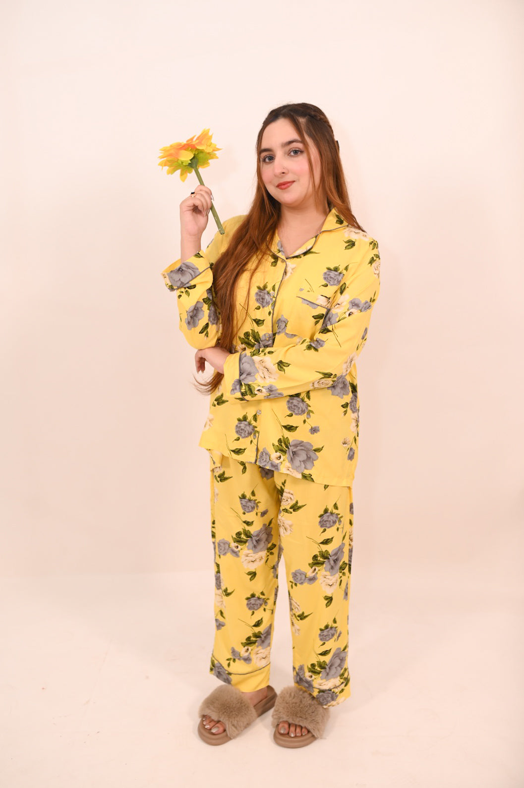 Lemon Garden - Linen Spring PJ Set
