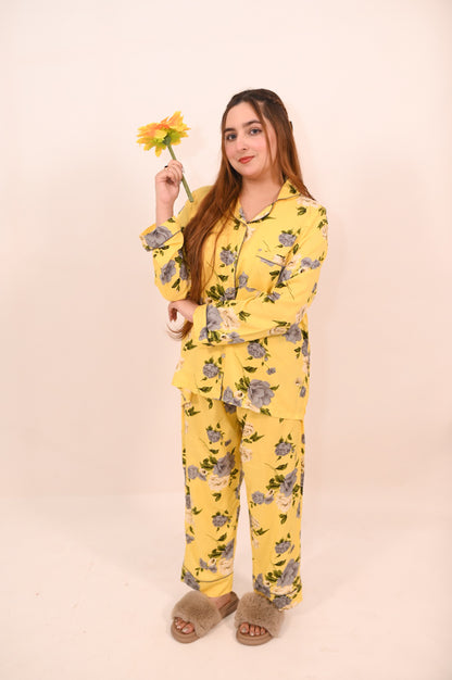 Lemon Garden - Linen Spring PJ Set