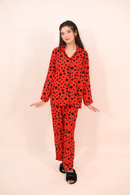 Red Polka – Summer PJ Set