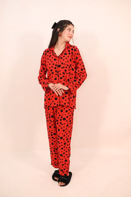 Red Polka – Summer PJ Set