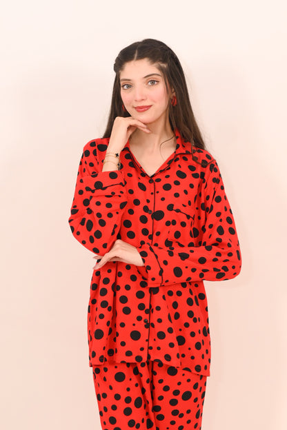 Red Polka – Summer PJ Set