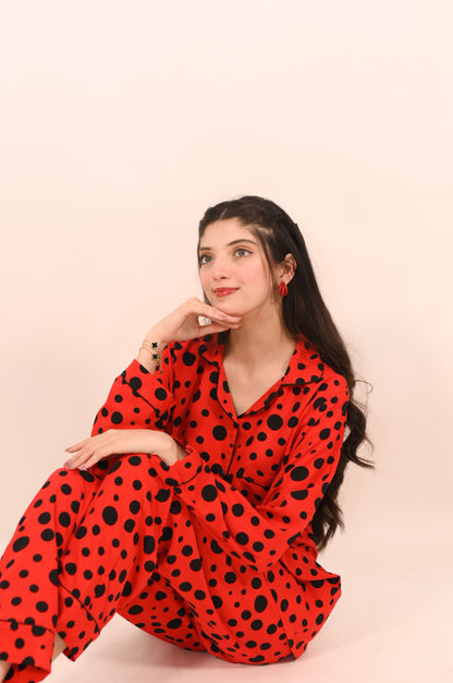 Red Polka – Summer PJ Set