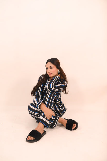 Black Lines – Summer PJ Set