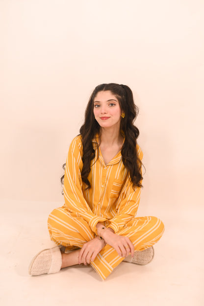 Yellow Line – Summer PJ Set