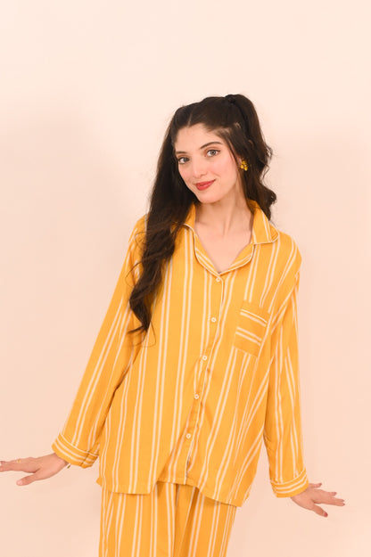 Yellow Line – Summer PJ Set