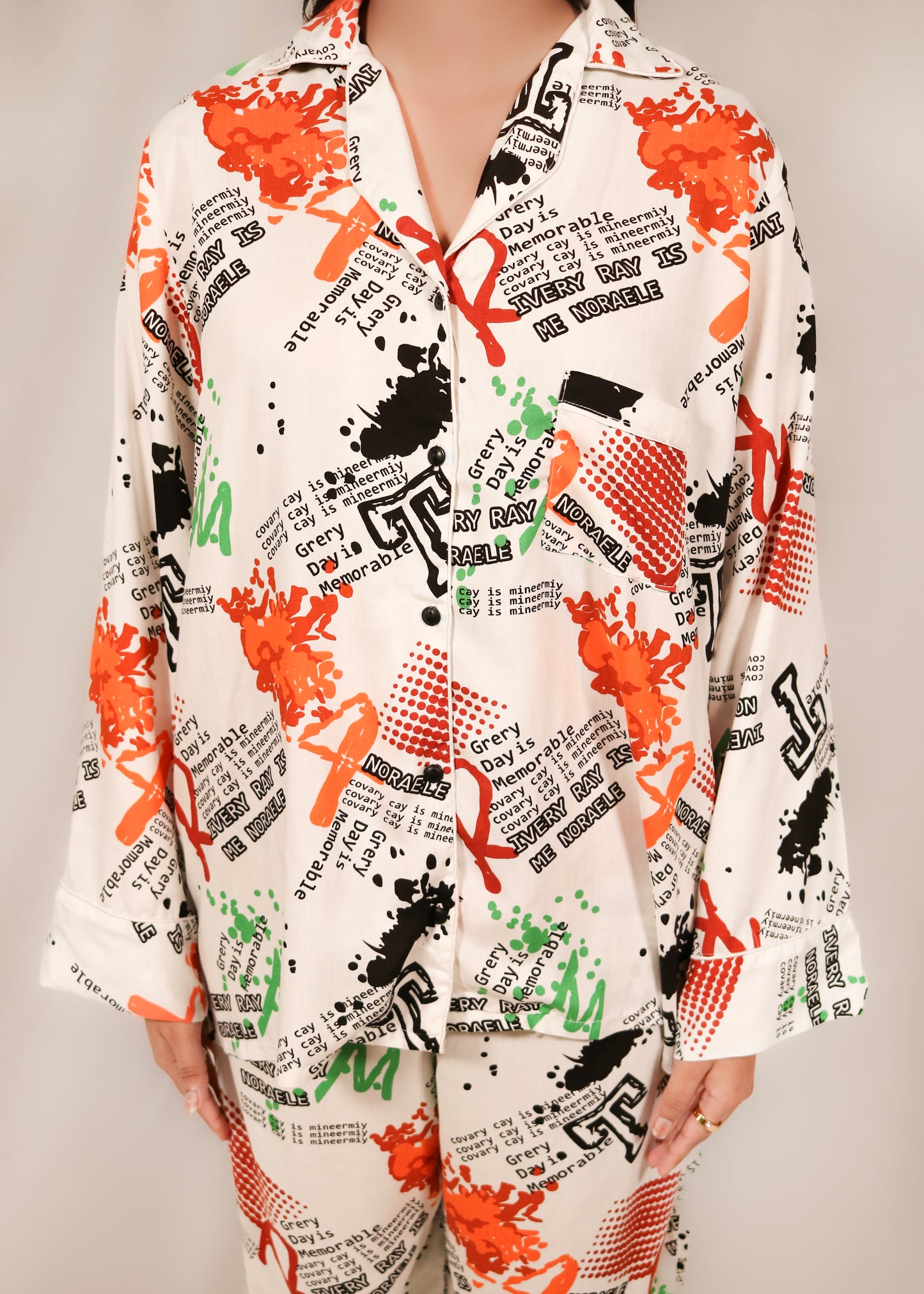 T-Print 2-Piece Summer PJ Set