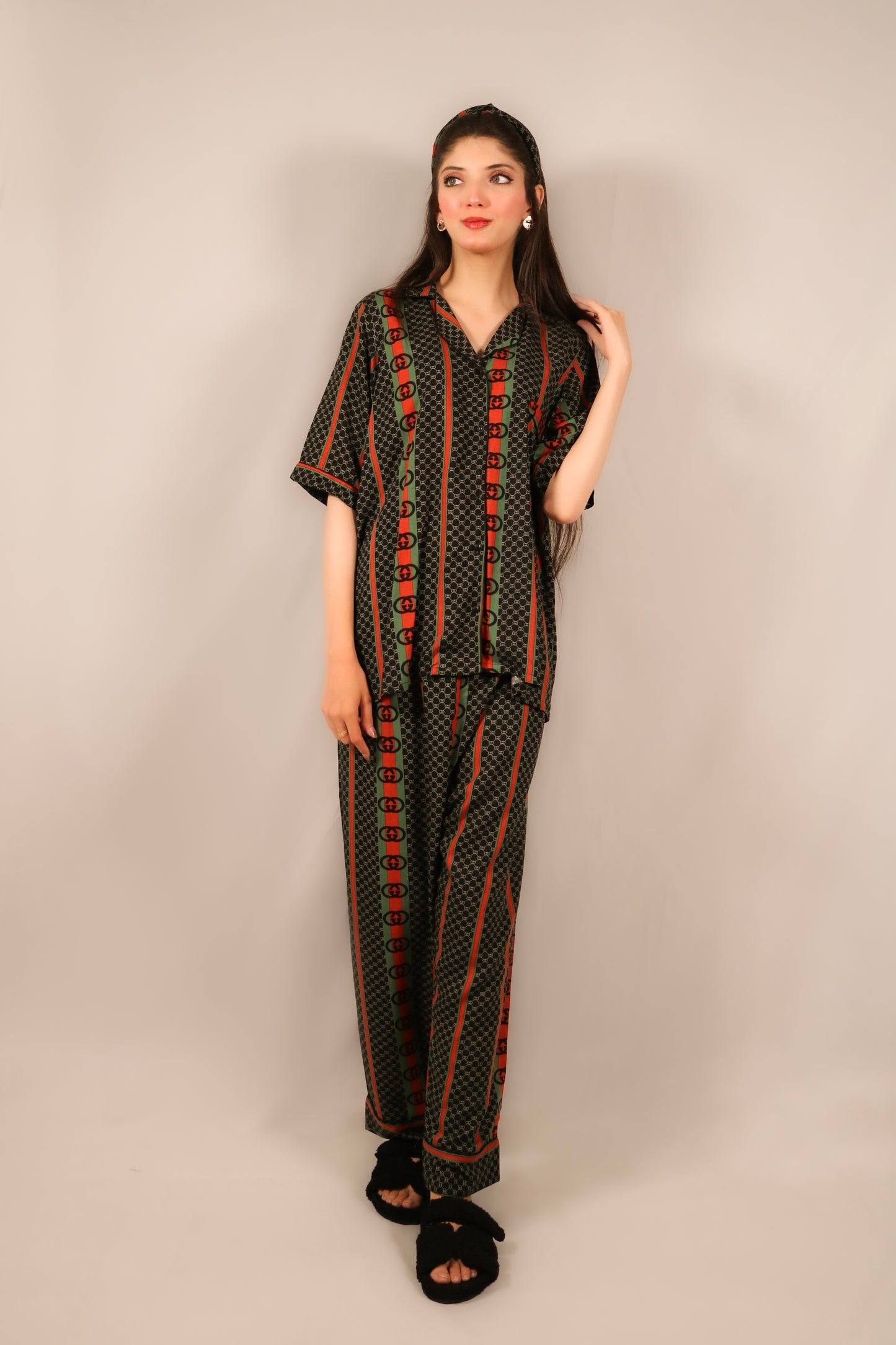 Black Gucci Half Sleeves