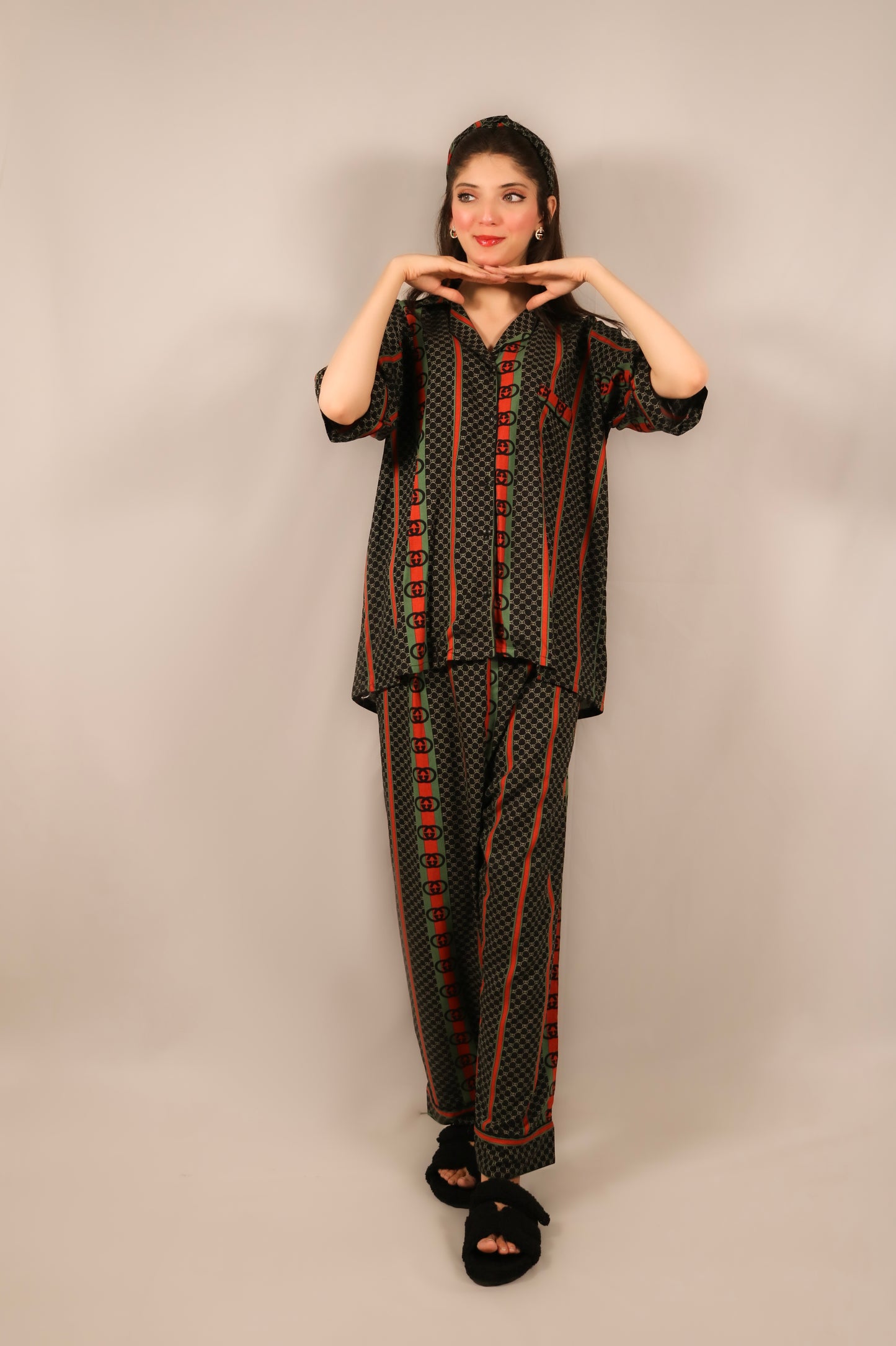 Black Gucci Half Sleeves