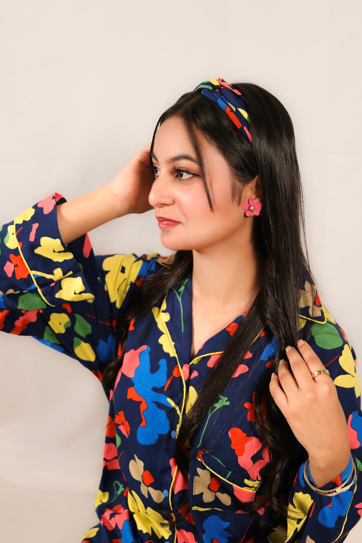 Colorful Splash 2-Piece Stitched Sleepwear