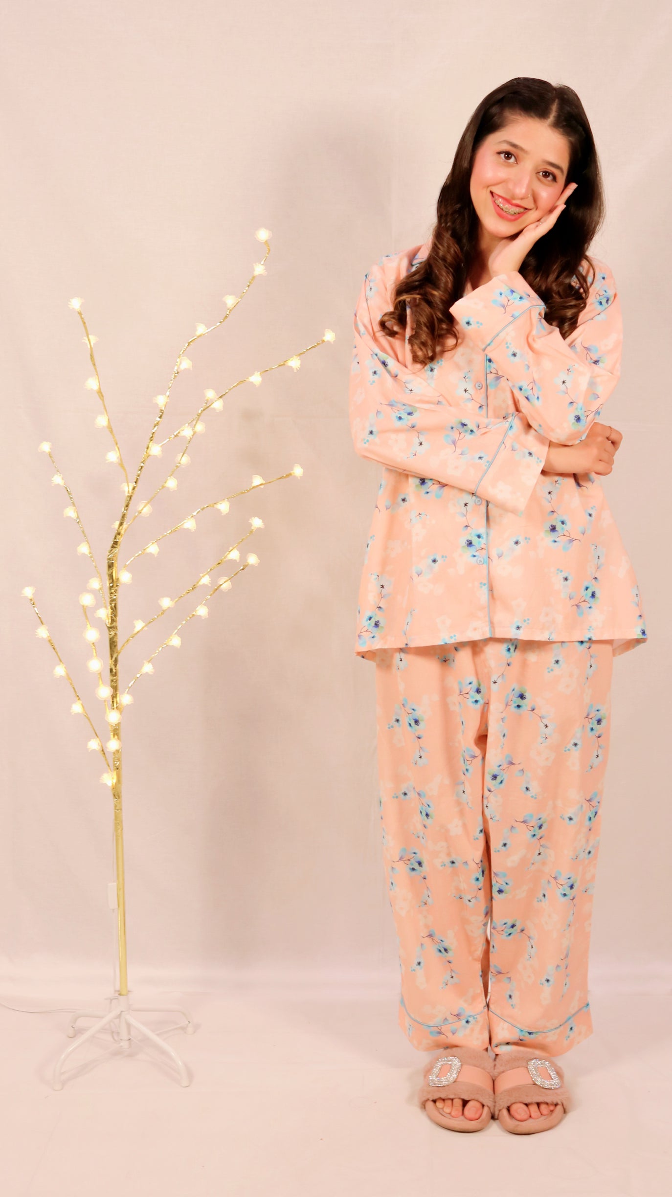 Daffodils 2-Piece Stitched Sleepwear