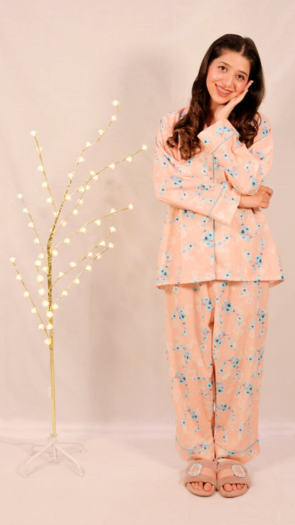 Daffodils 2-Piece Stitched Sleepwear