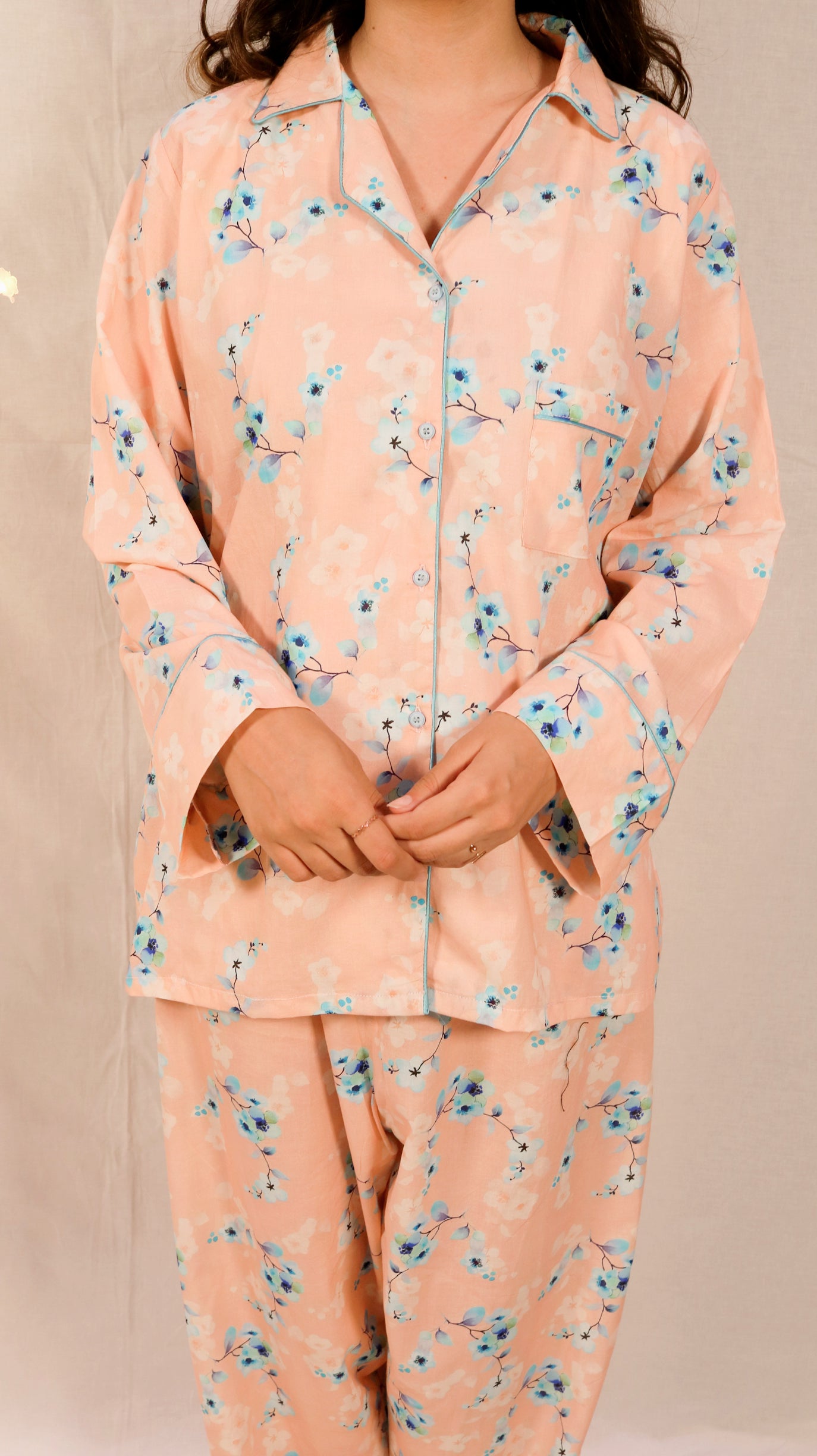 Daffodils 2-Piece Stitched Sleepwear