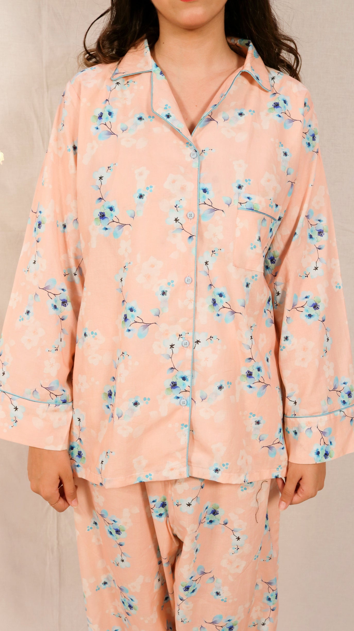 Daffodils 2-Piece Stitched Sleepwear