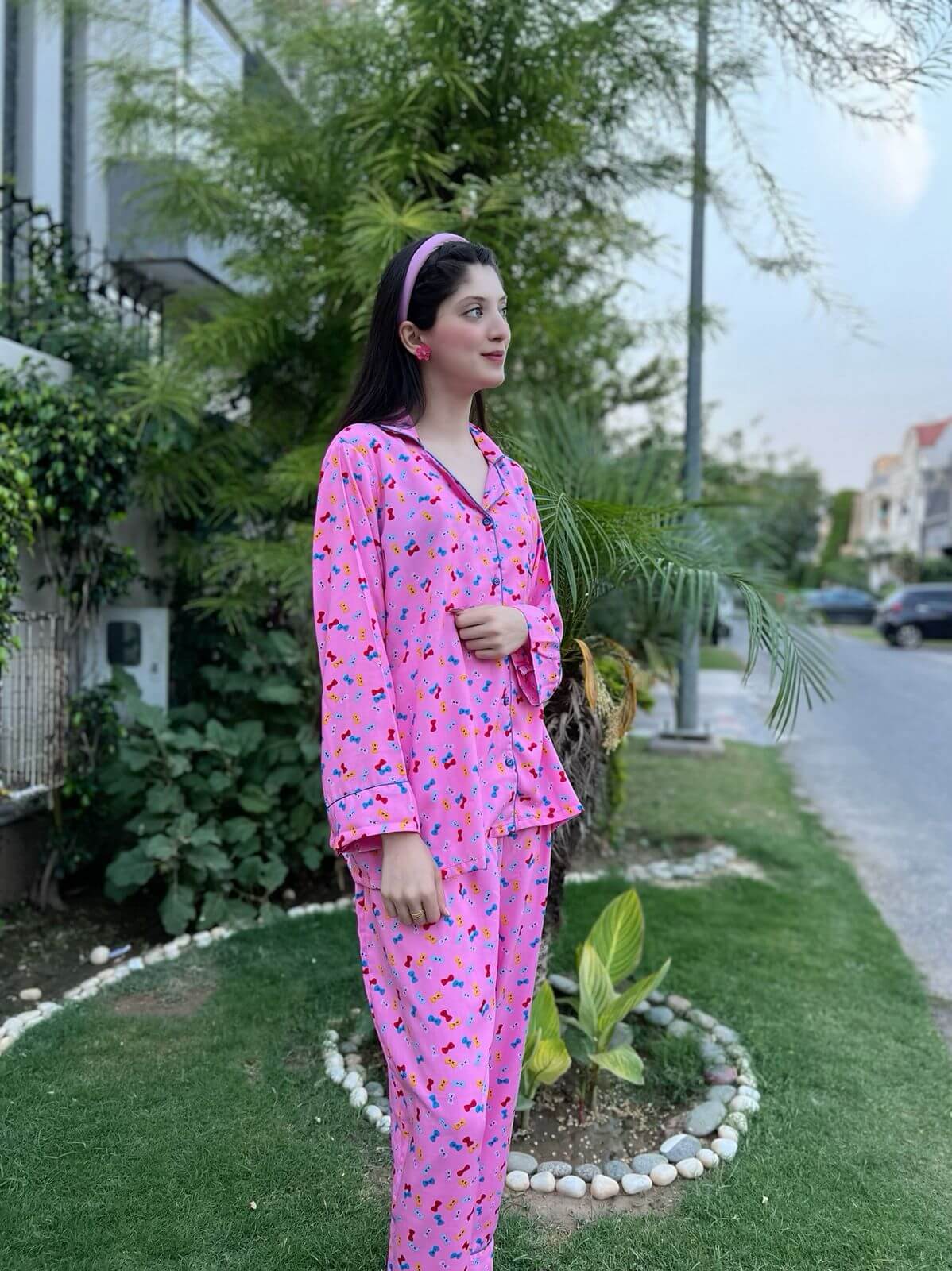 Candies Print 2-Piece Stitched Sleepwear