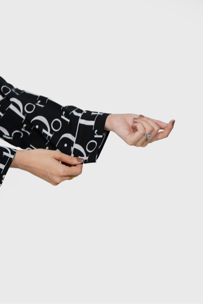 Dior Black – Summer PJ Set