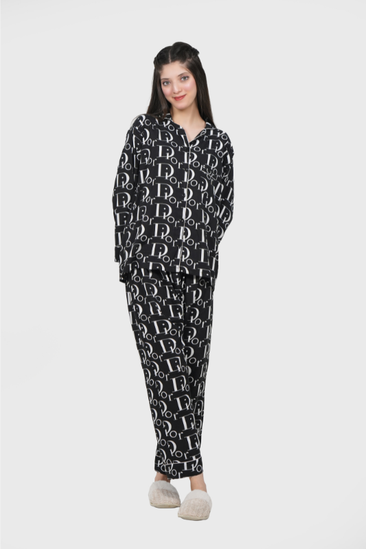 Dior Black – Summer PJ Set