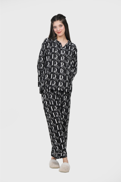 Dior Black – Summer PJ Set