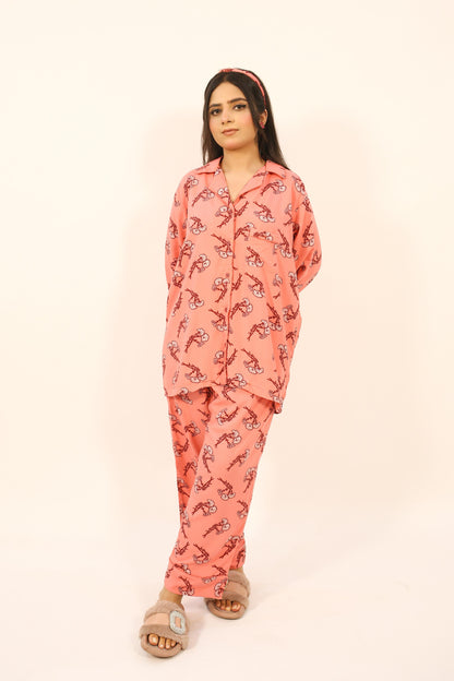 Sweet Bloom 2-Piece Stitched Sleepwear