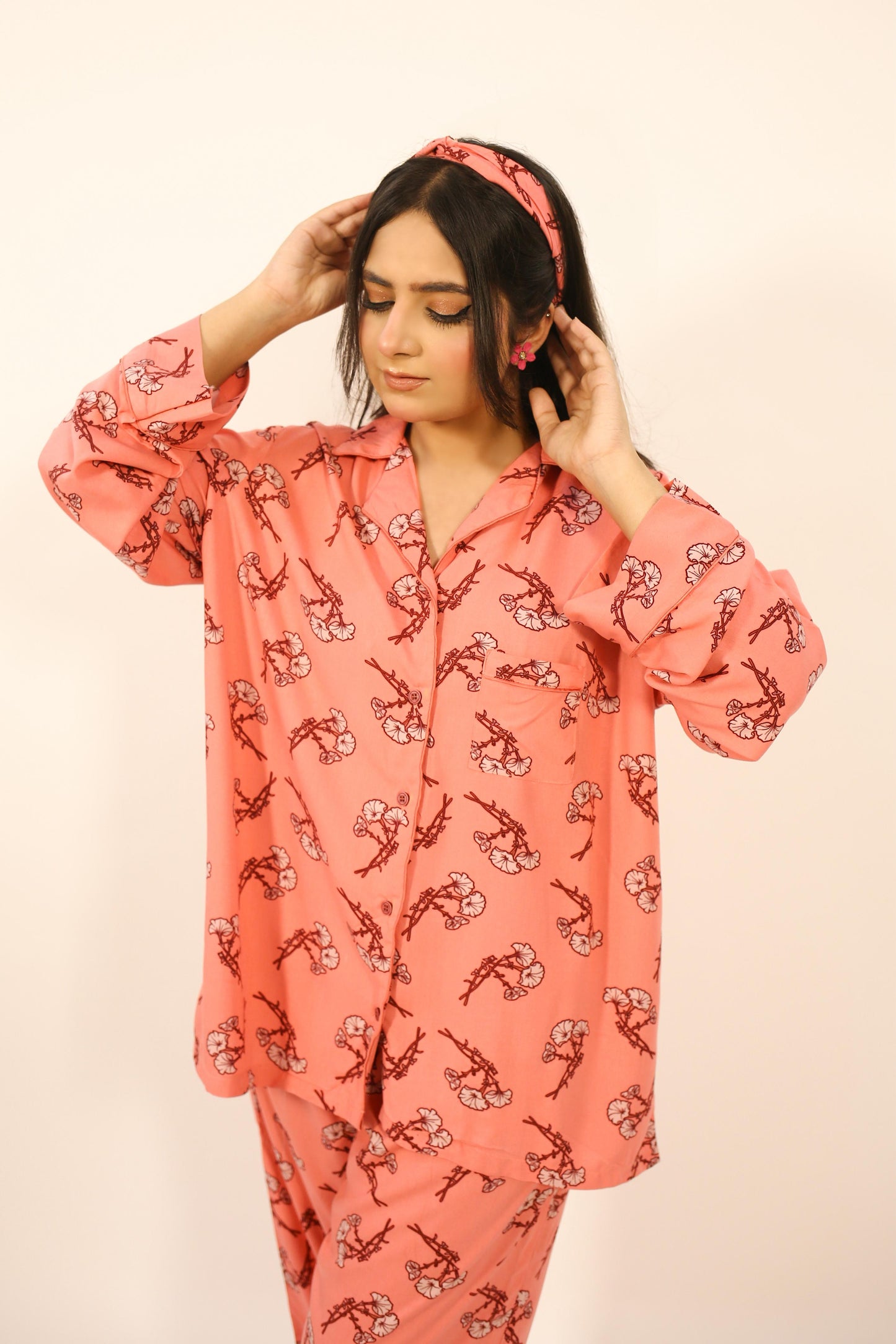 Sweet Bloom 2-Piece Stitched Sleepwear