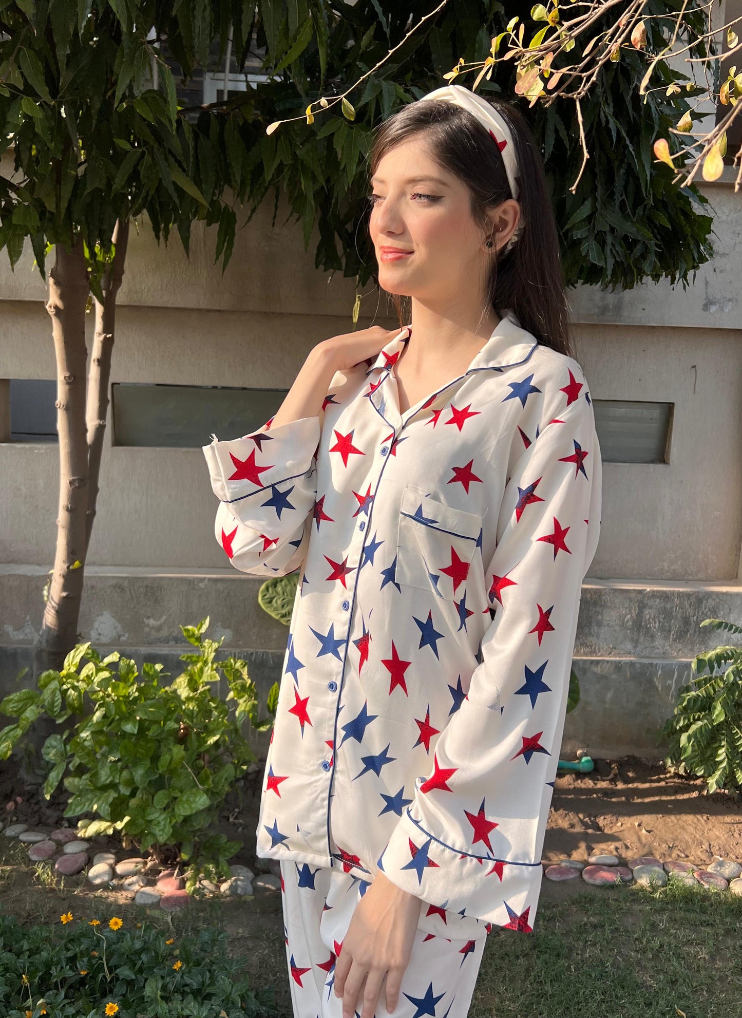 Stars Print Marina Sleepwear