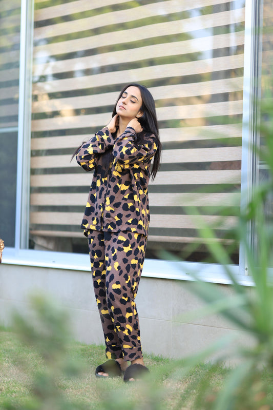 Honey Bee Print Sleepwear