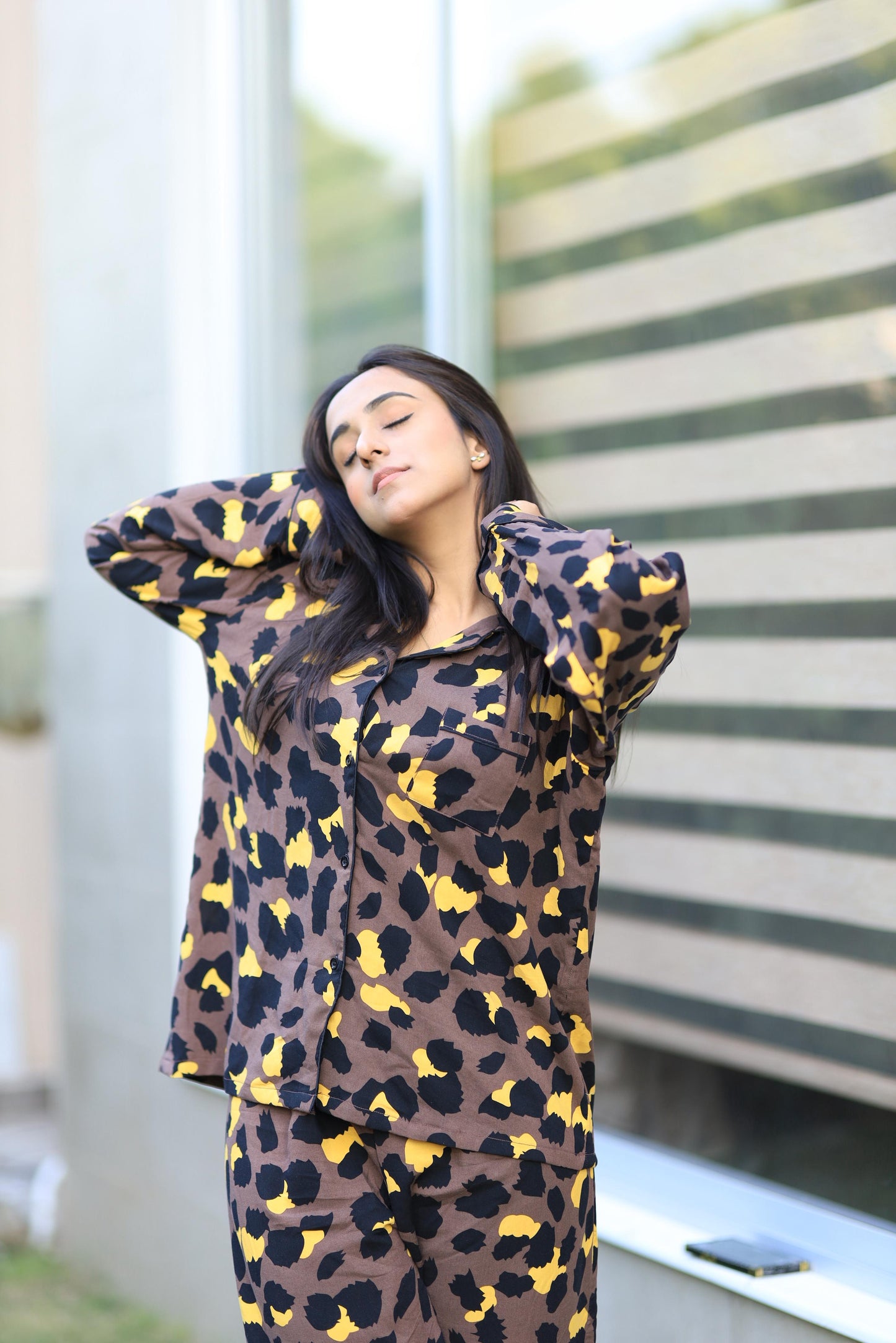 Honey Bee Print Sleepwear